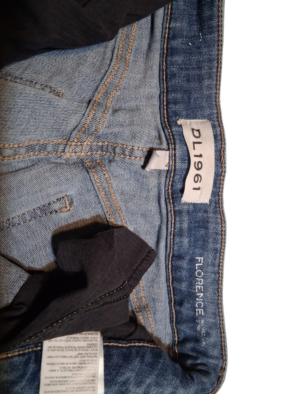 DL1961 Florence Instasculpt Skinny Jeans Medium Wash Mid Rise Women's Size 28 - Picture 10 of 13